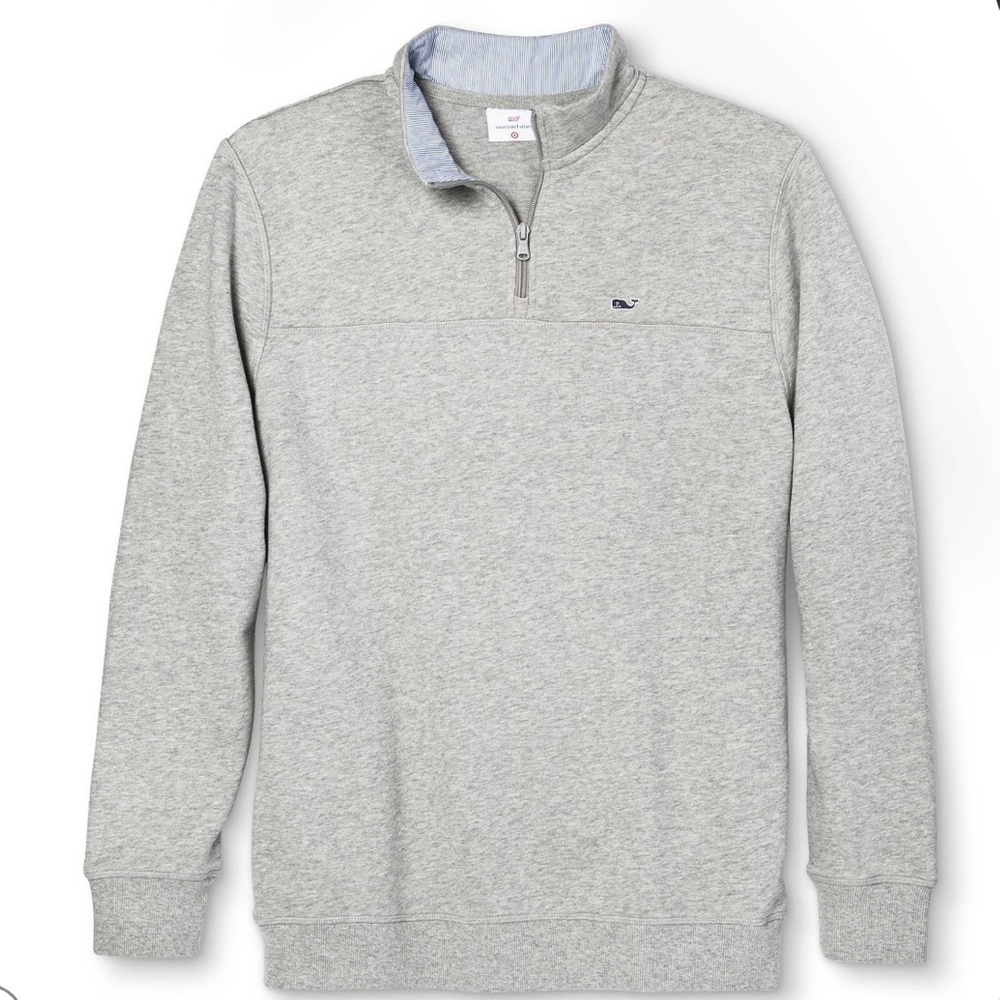 Vineyard Vines 1/4 Zip Pullover Sweater NWT Gray